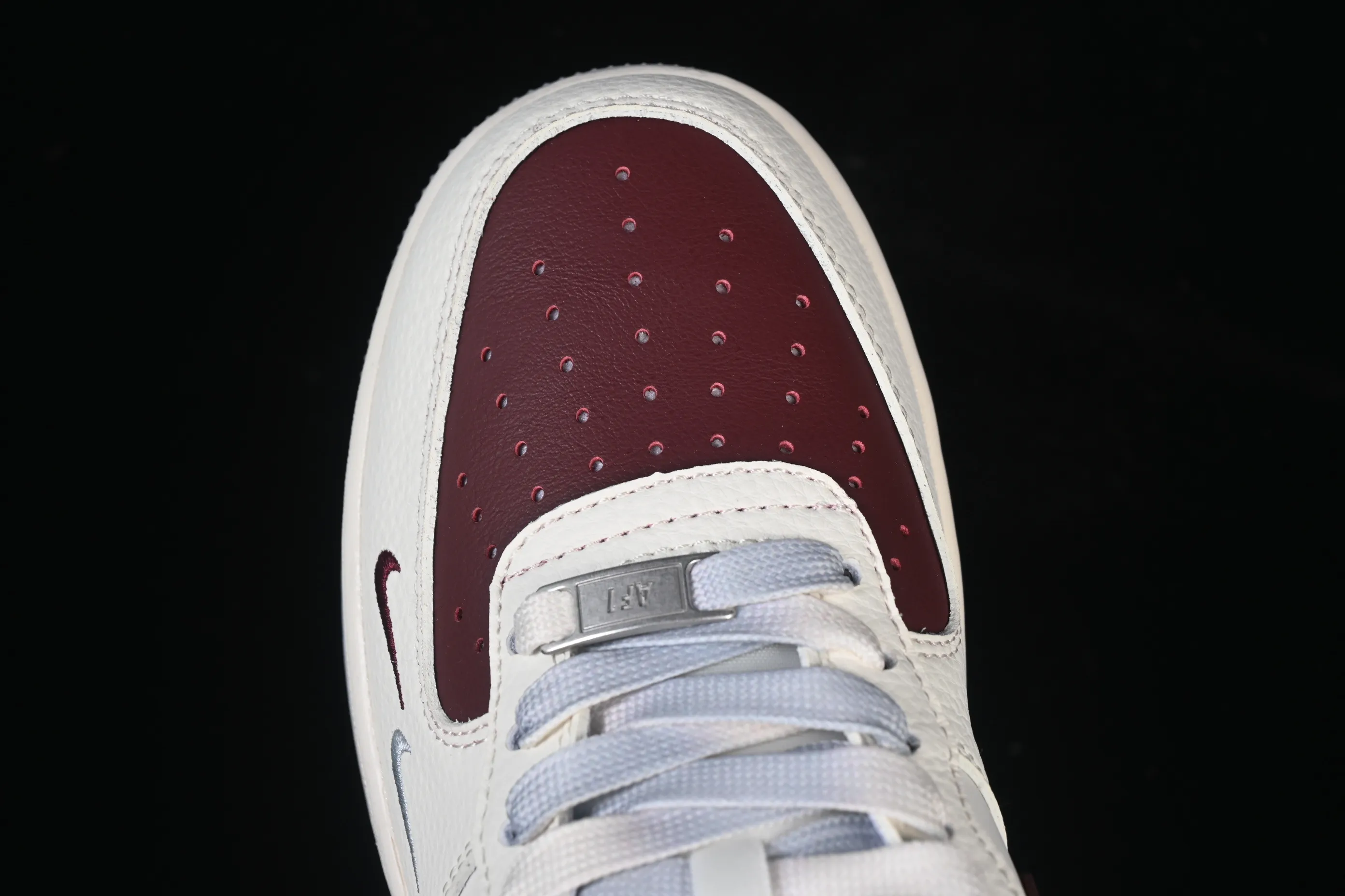 All categories Nk Air Force 1 Air Force series Nk Air Force 1 Low Air Force low-top Nike Air Force 1'07 Low joint beige gray red small double hook Air Force 1 low-top casual sneakers QW5606-268